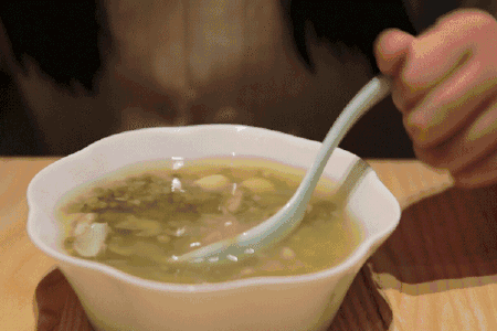 绿豆粥 营养 勺子 美味 清热解毒