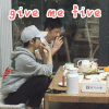 幸福三重奏 谢楠 击掌 give me five 搞怪 逗