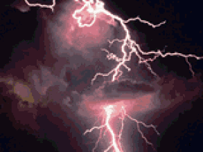 电闪雷鸣gif动态图片,天气惊悚预示动图表情包下载
