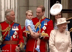 乔治王子 凯特王妃 威廉王子 查尔斯王子 英国女王