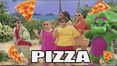 披萨 食物 好吃 兴奋