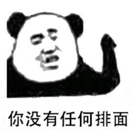 沒(méi)有 排面 熊貓頭 搞笑 逗