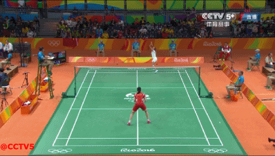 奥运会 里约奥运会 羽毛球 女单 李雪芮 中国 赛场瞬间