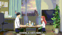 对坐着 说话 写作 严肃脸