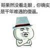 哥果然没看走眼，你确实是千年难遇的傻逼 金馆长 讽刺 托腮 闭嘴啦