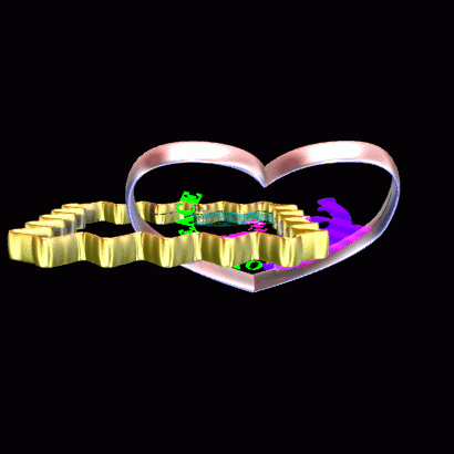 萌宠 可爱 旋转 3D