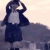 美女 惊吓 狂奔 尴尬 落水