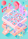二维码 科技 插画 设计