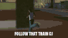 火车 追赶 坐车  train