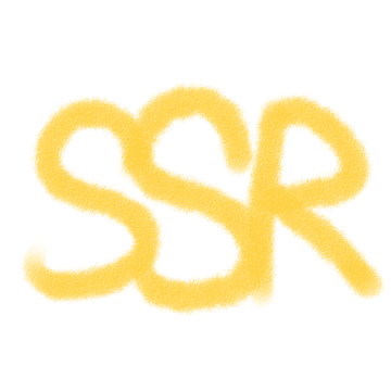 SSR 黄色 闪动 字母