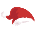 圣诞帽 红色 白色毛球 节日