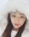 美女 长发 红嘴唇  是大眼睛