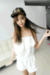 美女 揪头发 摇晃 可爱