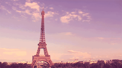 艾菲尔铁塔 天朗气清 唯美意境 巴黎