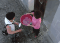 男人 女人 交谈 粉色