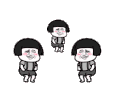蘑菇头 斗图 搞笑 跳舞 开心
