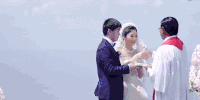 结婚 握手 宣誓 祝福