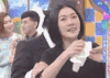 美女 擦眼泪 奔跑 搞笑