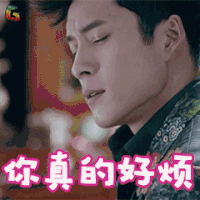 人生若如初相见 韩东君 易连恺 你真的好烦 生气 soogif soogif出品