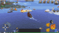 游戏画面 打斗 分数排行 激烈 击中 海面