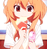 动漫 小女孩 吃东西 变脸