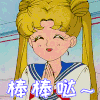 二次元 动漫 卡通 美少女战士 水兵月 赞 棒棒哒