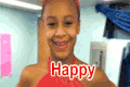 国外 女孩 照片 happy