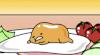 悠哉 懒懒蛋gudetama 翘腿