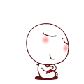 卡通人 闭眼 排队 可爱