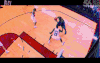 NBA 安东尼 篮球 转身 对抗 上篮 掘金 帅气过人 激烈对抗 劲爆体育