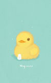 小鸭子 可爱 萌宠 动漫