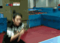 运动 乒乓球 拍打 球