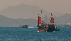 HONG&KONG&Time&Lapse 城市 旅游 游船 香港