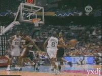 NBA 篮球 进球 鼓掌