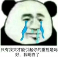 只有我哭 才能引起你的重视是吗 好 我明白了