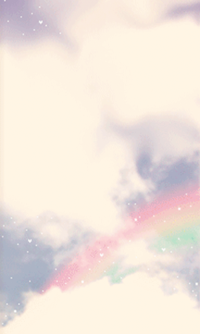 天空 彩虹 下雨 白云