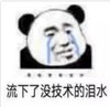 暴漫 文字表情包 留下了没技术的泪水 搞笑 逗 沙雕