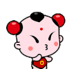 招财童子 呆萌 可爱 小动物