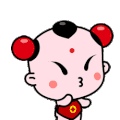 招财童子 呆萌 可爱 小动物