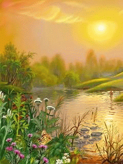 河 river nature 动画