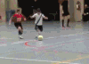 足球 少年 过人 射门