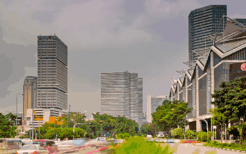 Singapore Singapore2012延时摄影 ZWEIZWEI 城市 新加坡 车流 高楼