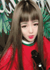 美女 长发 话筒 红嘴唇