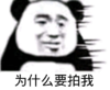 熊猫头 文字表情包 为什么要拍我 搞笑 逗 沙雕