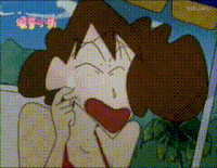 动漫 蜡笔小新 美女 说话