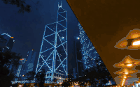 HONG&KONG&Time&Lapse 城市 夜晚 延时摄影 旅游 灯光 香港