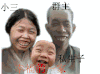 笑容 牙齿  短发  幸福的一家