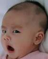 萌娃 可爱 斜视 萌萌哒