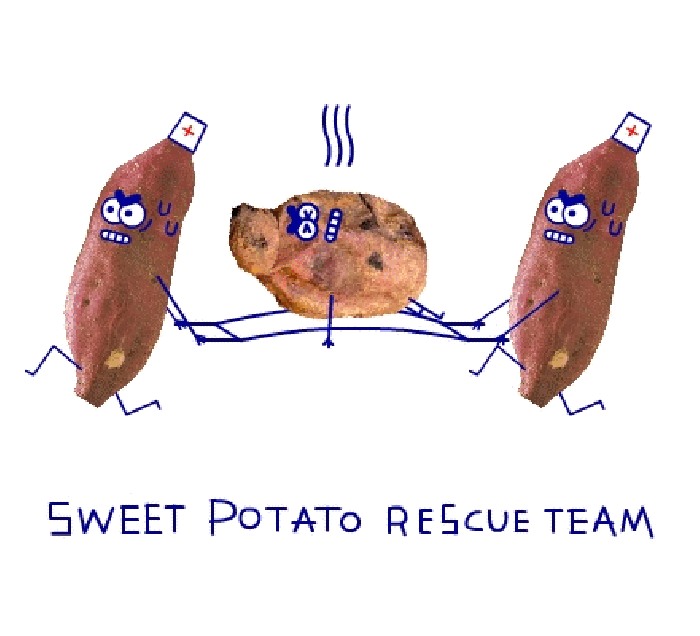 土豆 担架 生病 红薯