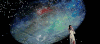 美女 星空 唱歌 话筒 舞台